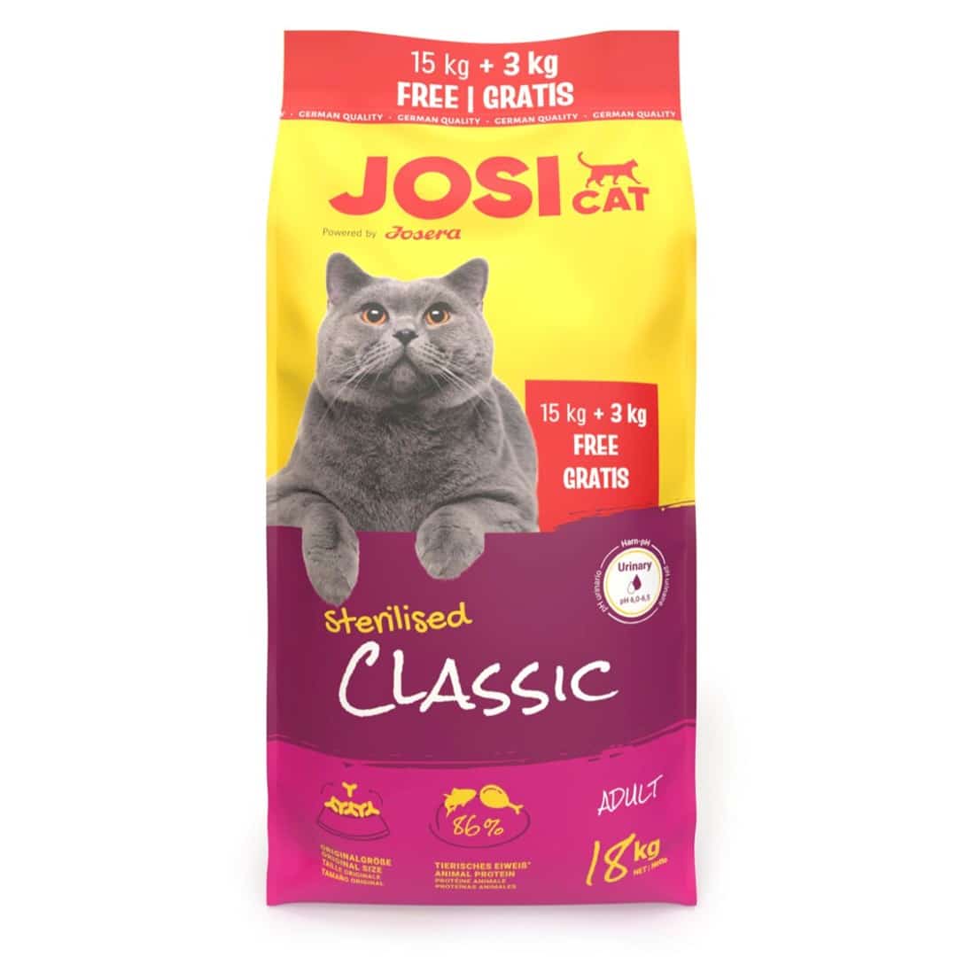 Josera JosiCat Sterilised Classic 15kg+3kg