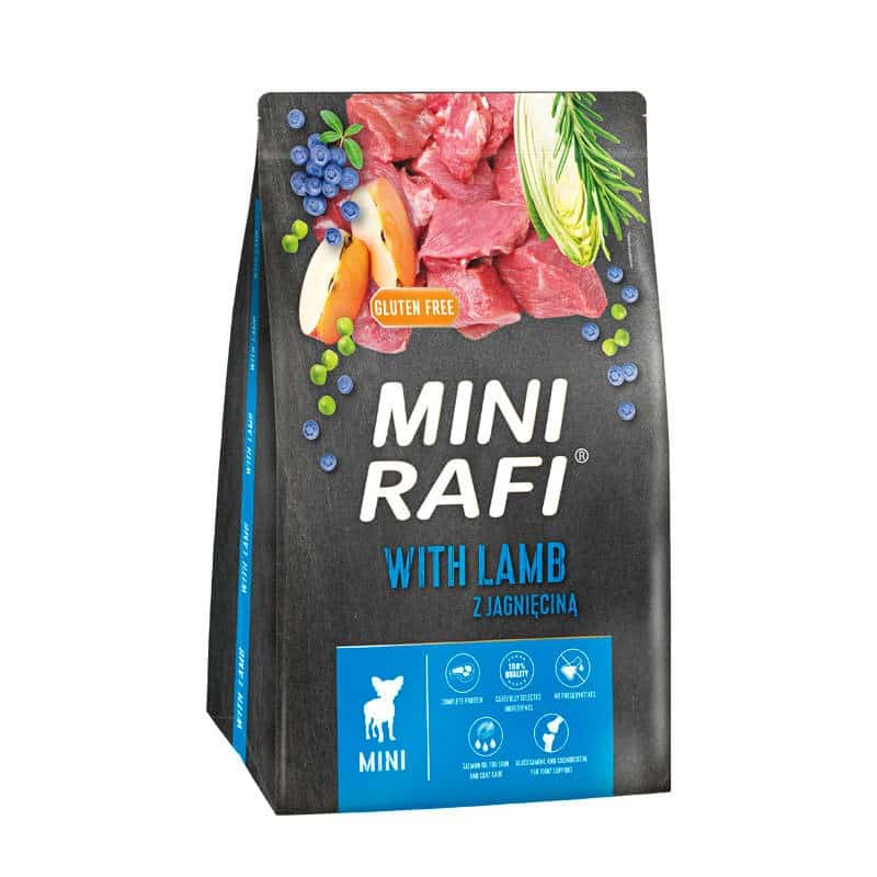 Dolina Noteci Mini Rafi bogata z jagnięcinąsucha dla psa 3kg