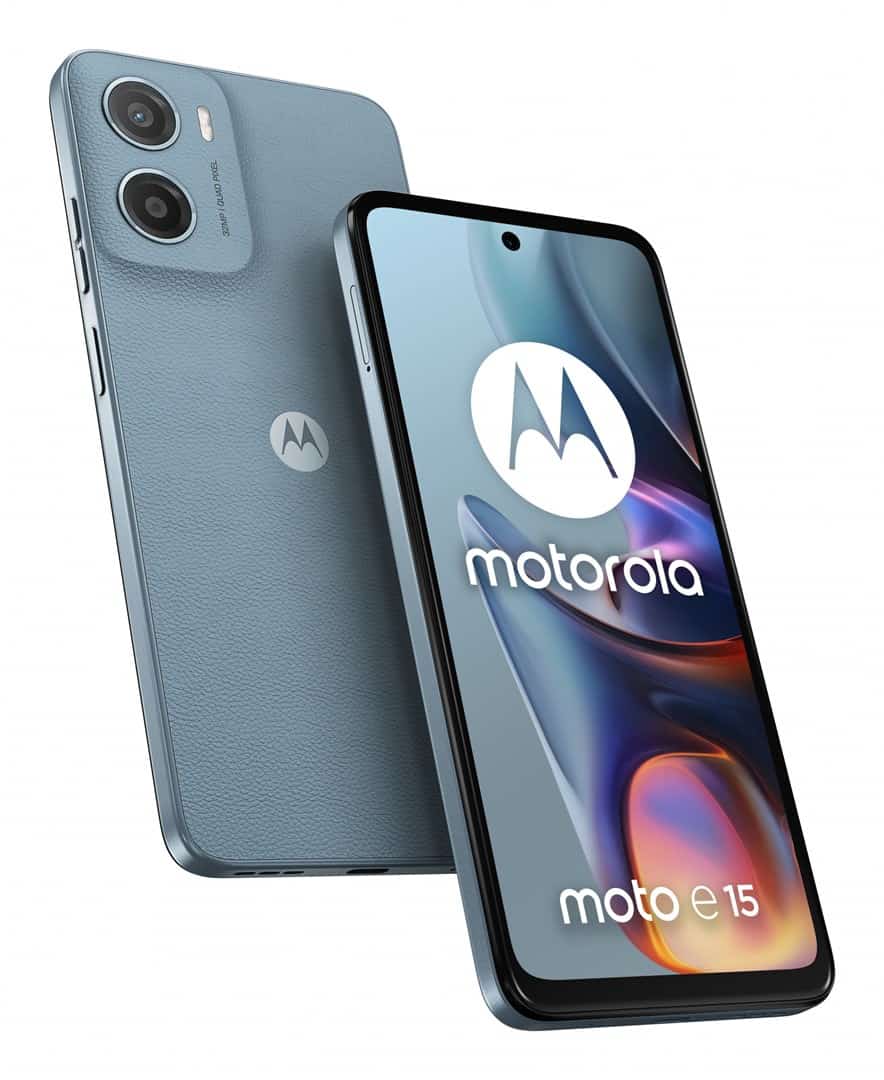 Smartfon Motorola Moto E15 2/64GB Misty Blue (WYPRZEDAŻ)