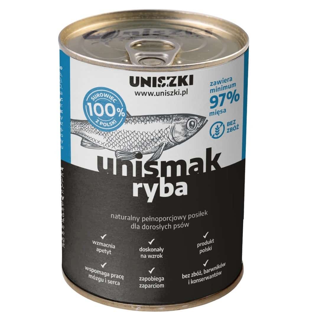 UNISZKI Unismak Ryba 400g - Karma Mokra
