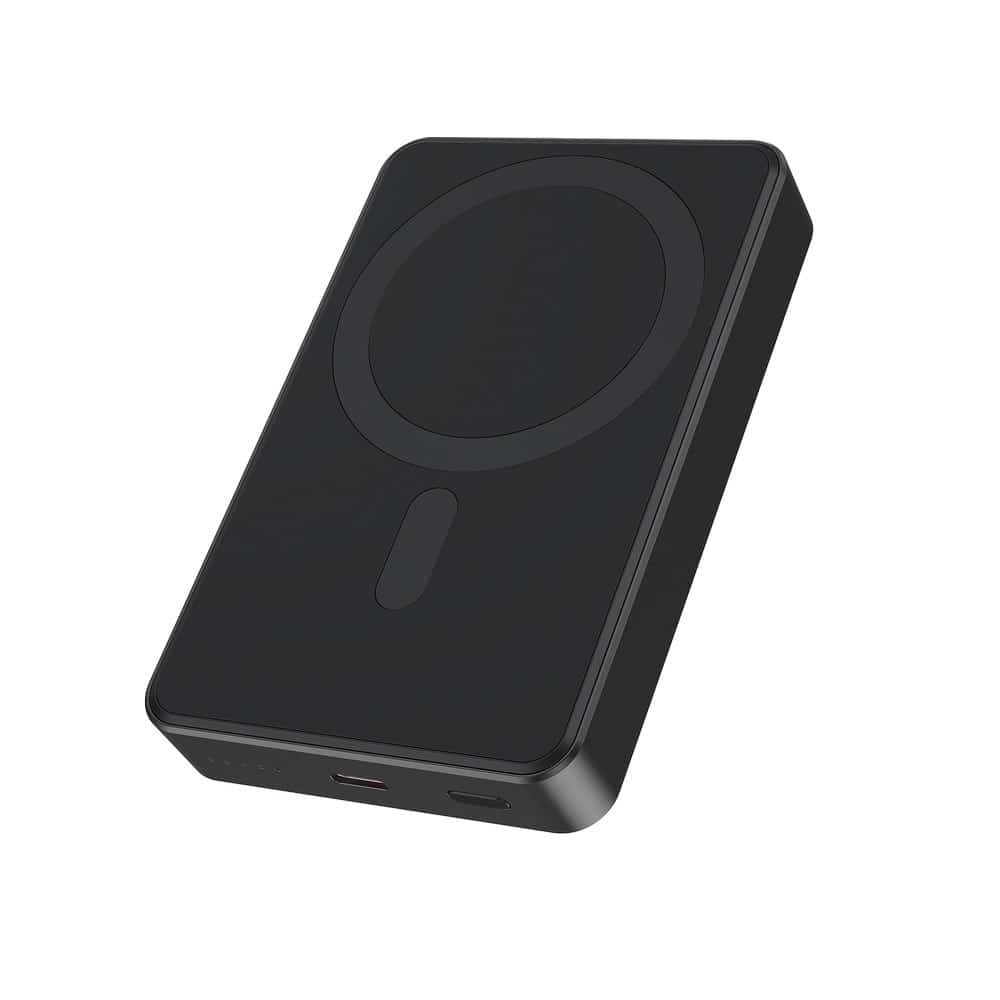 GEMBIRD BEZPRZEWODOWY POWERBANK MAGNETYCZNY 15W 10000 MAH, CZARNY