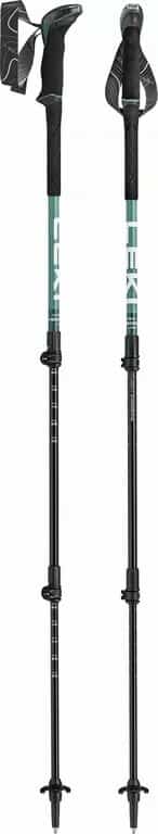 Kije trekkingowe LEKI MAKALU LITE, 100-135cm green/white