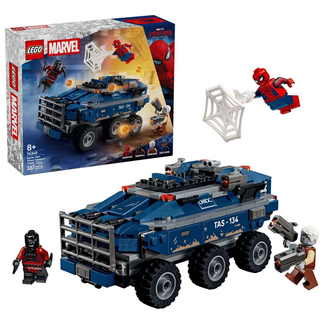 LEGO Marvel Super Heroes 76349 - Poscig Spider-Mana z więźniarką
