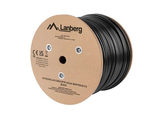 LANBERG KABEL LAN SFTP KAT.6A 305M DRUT OUTDOOR CU
