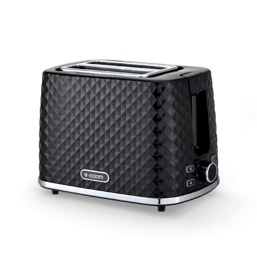ELDOM TOSTER TO280C TOSTI 780 W PŁYNNA REGULACJA 7 STOPNI MOCY CZARNY