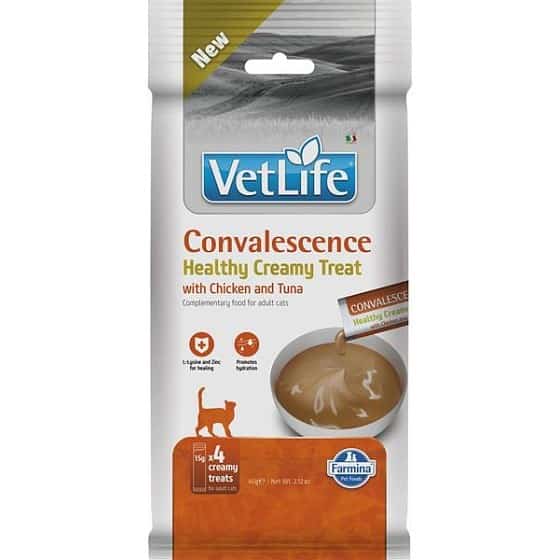 FARMINA VET LIFE CAT CONVALESCENCE CREAMY TREAT WITH CHICKEN & TUNA 60gr