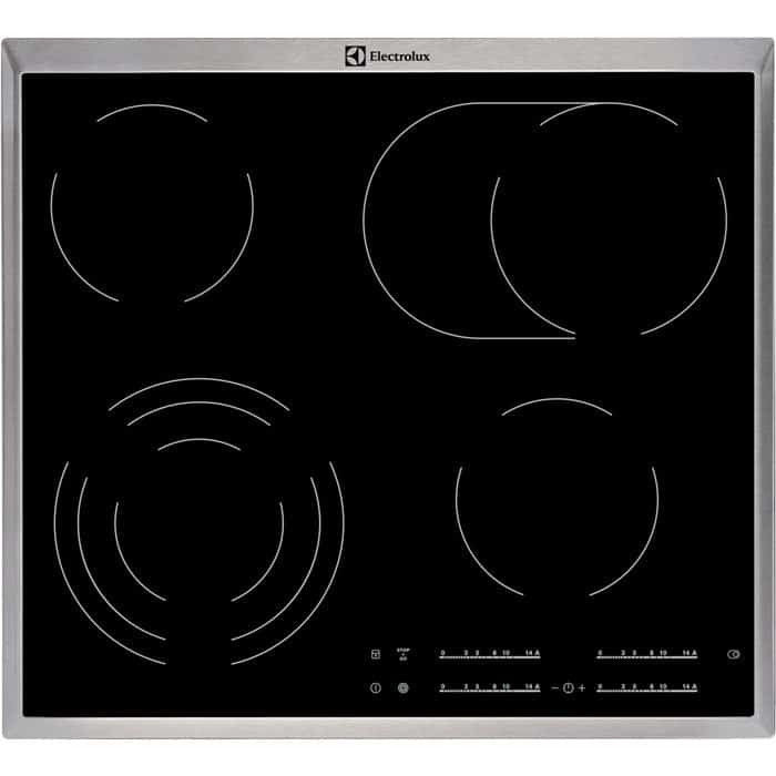Płyta ceramiczna ELECTROLUX EHF46547XK 45 cm | 3 pola | wskaźnik ciepła resztkowego | timer | czarny (OUTLET)