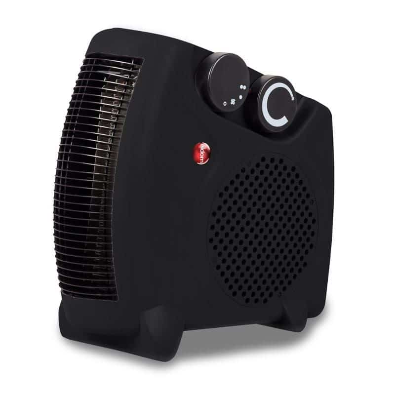 ELDOM TERMOWENTYLATOR HL8C TERMII 2000W,CZARNY,PŁYNNA REGULACJA TEMPERATURY ,TERMOSTAT, ZIMNY NAWIEW
