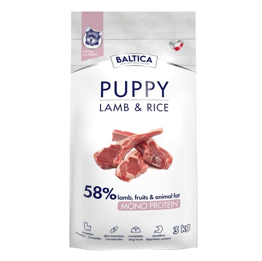 BALTICA NUTRACEUTIC Hypoallergenic Puppy Lamb & Rice S / M / L 3kg
