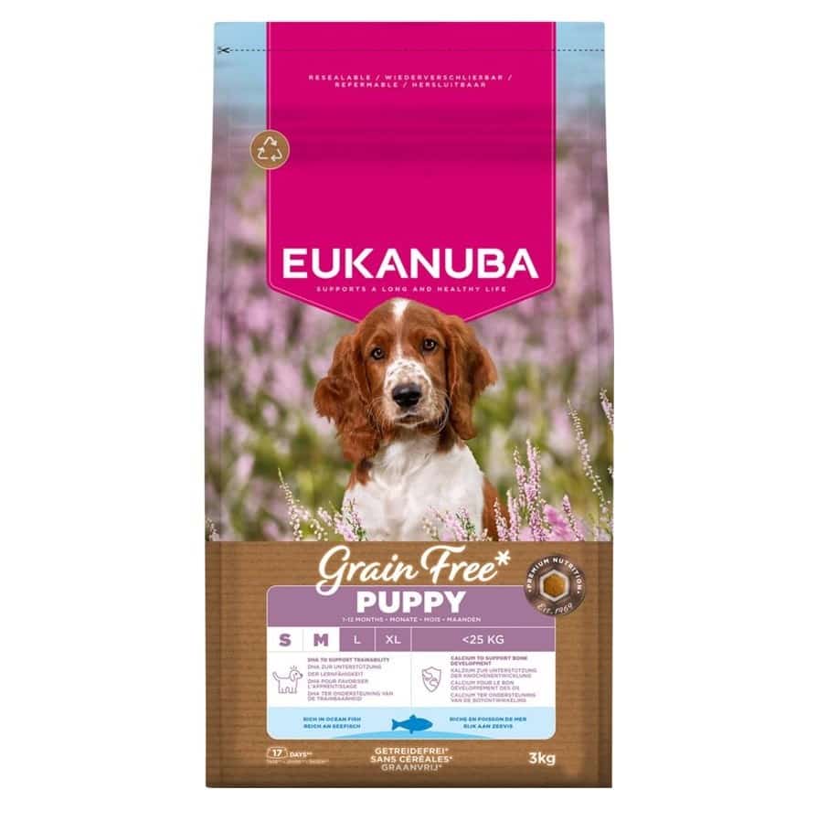 EUK DOG PUP&JR SMMED GF OF 3KG (OUTLET)