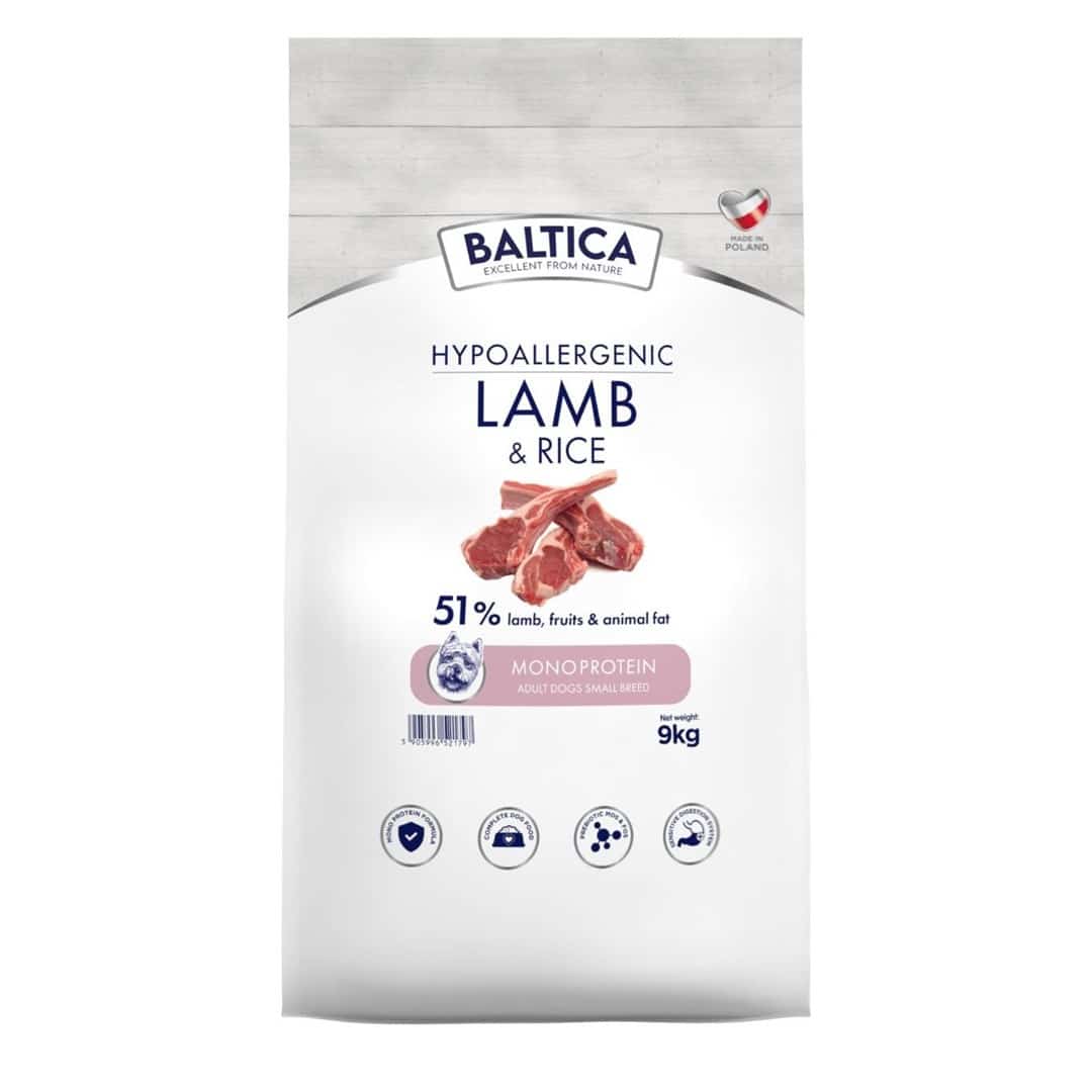 BALTICA Nutraceutic Adult Lamb&Rice XS/S 9kg