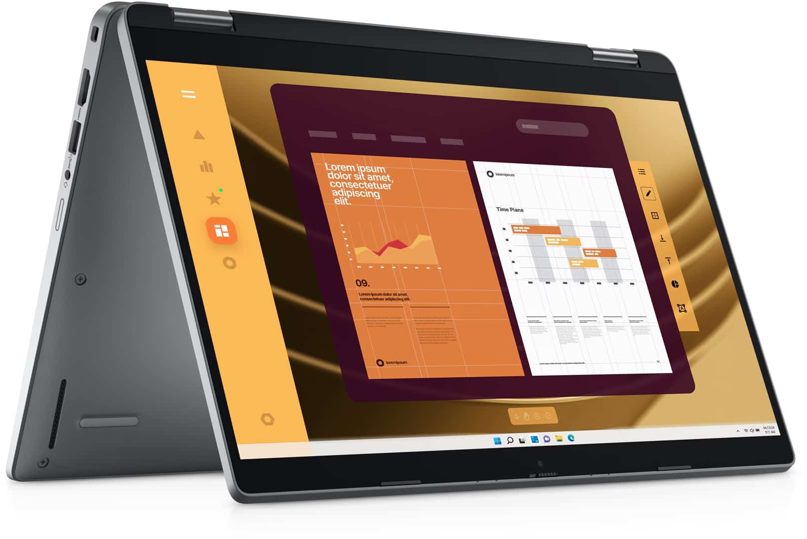 Dell Latitude L13-53500025524SA Ultra 5 135U 13.3"FHD Touch 32GB SSD512 BT BLKB x360 W11Pro Gray (REPACK) 2Y