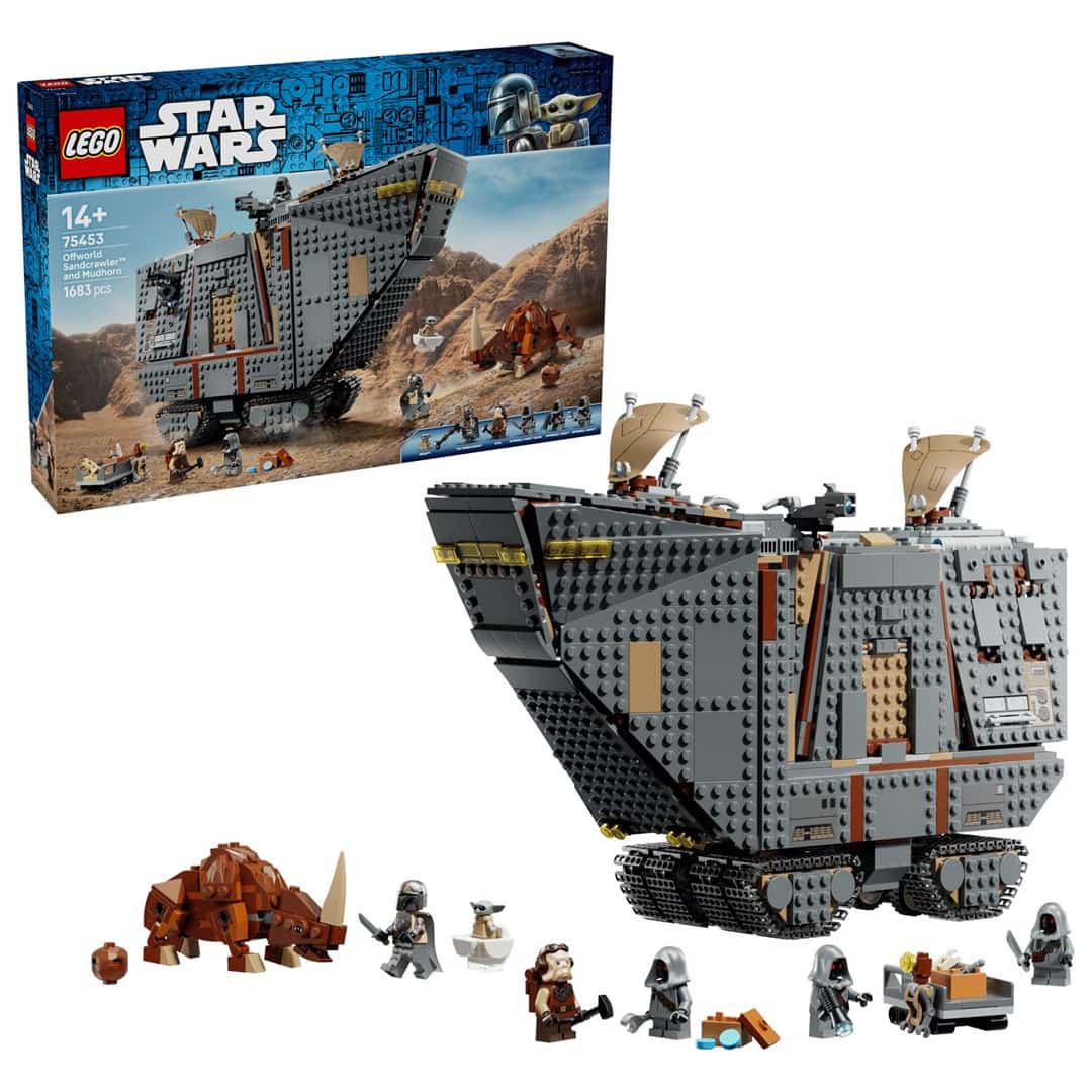 LEGO Star Wars 75453 - Piaskoczołg wędrownych Jawów i bagnorożec