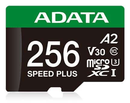 ADATA Speed Plus MicroSDXC 256 GB Class 3 UHS-I/U3 A2 V30