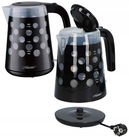 Czajnik elektryczny 1,7L 2200W MR-045-BLACK MAESTRO