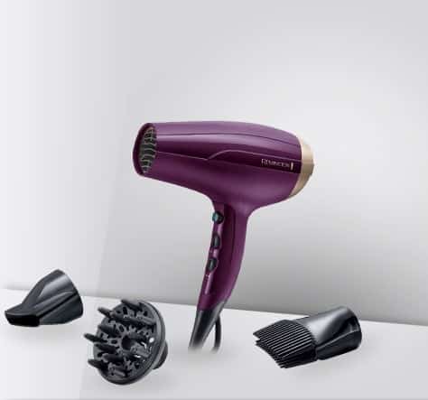 Suszarka do włosów REMINGTON D5219 (2300W; kolor fioletowy)