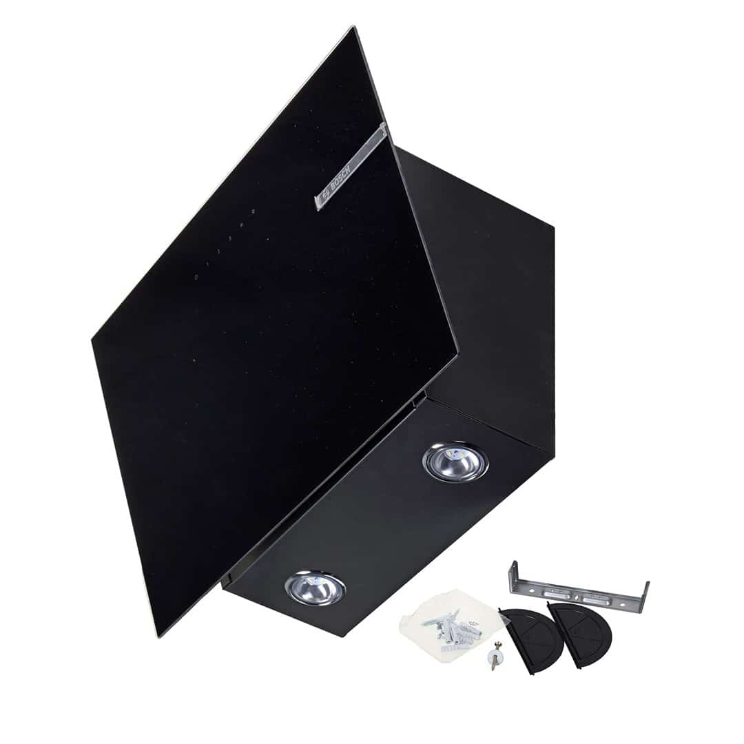 Okap kominowy BOSCH DWK65DK60 Serie 2 60 cm | 550 m3/h | TouchControl | LED | czarny (OUTLET)