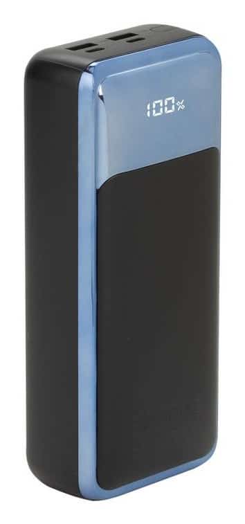 Rivacase VA1080 bank mocy Litowo-polimerowy (LiPo) 30000 mAh Czarny, Niebieski