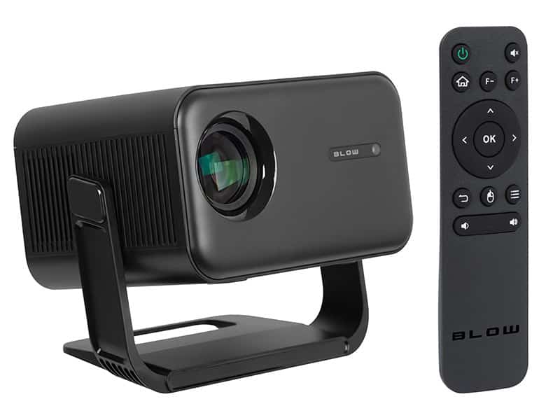 Projektor przenośny BLOW AndroidTV FullHD MaxView czarny