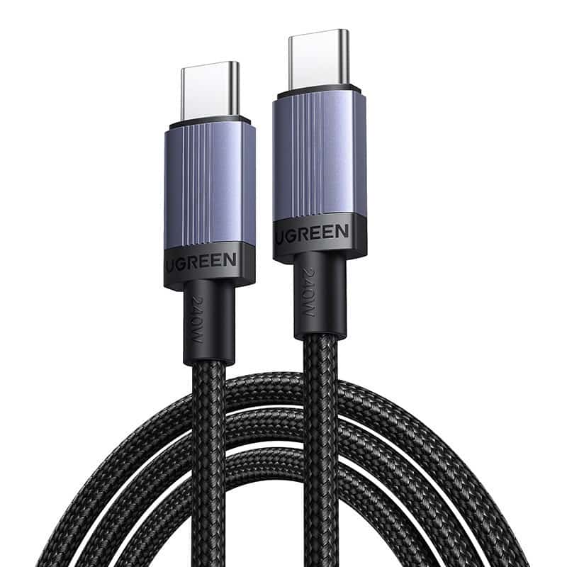 Kabel Ugreen USB-C do USB-C PD 100W 5A 3m - czarny