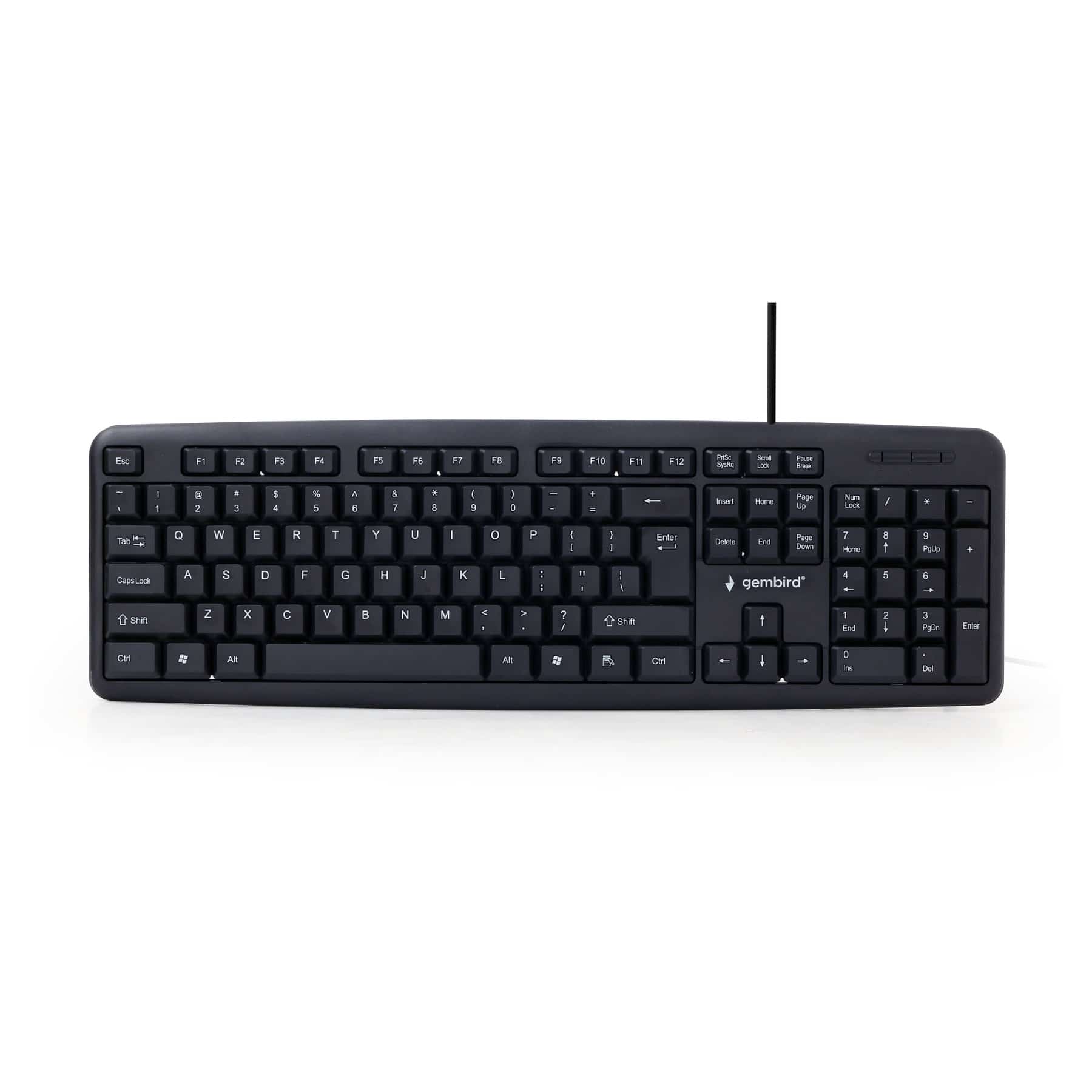 Klawiatura USB Gembird KB-U-103, czarna