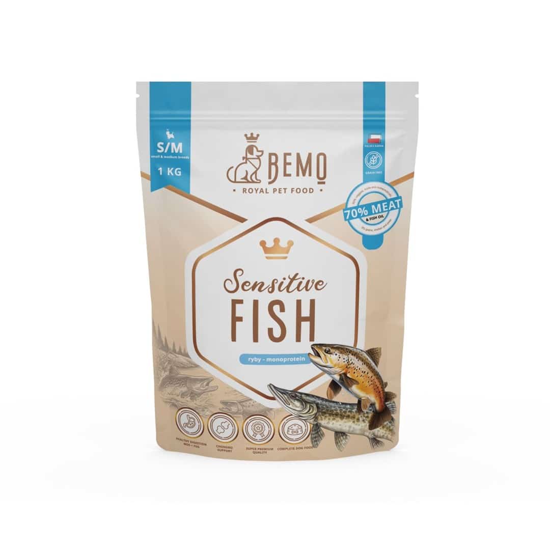 Bemo Karma sucha Sensitive Fish - ryba small/medium 1kg