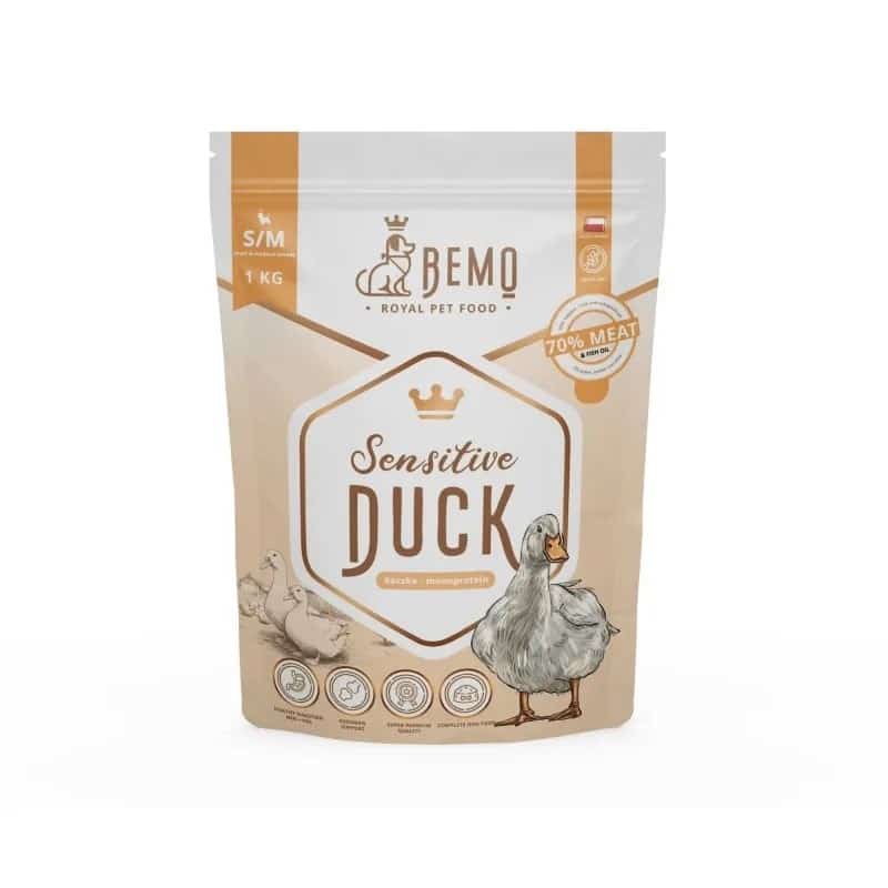 Bemo Karma sucha Sensitive Duck - kaczka small/medium 1kg
