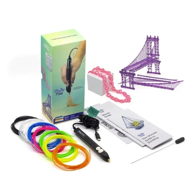 Długopis 3D 3DOODLER FLOW z zestawem 8 szpul