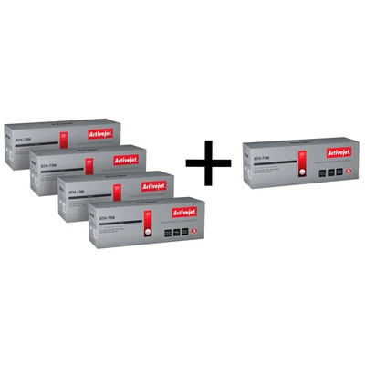 4 x Activejet toner do HP 79A + 1 za 1 zł
