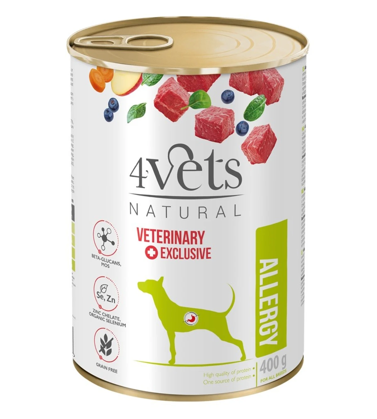 4VETS Natural Allergy Lamb Dog - 400 g