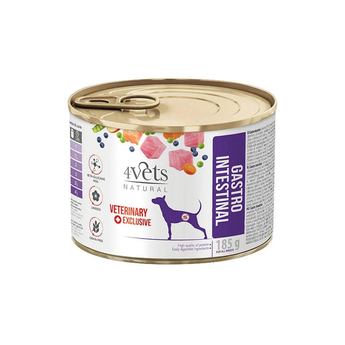 Mokra karma dla psa 4VETS Natural Gastro Intestinal - 185 g