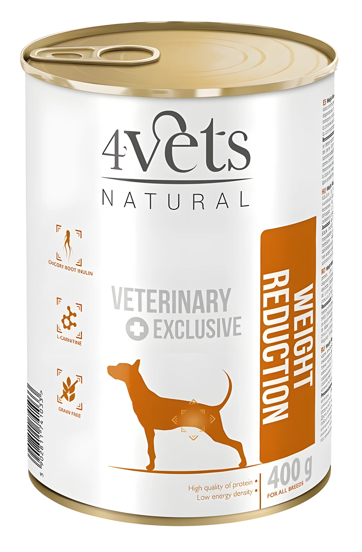 Mokra karma dla psa 4VETS NATURAL - Weight Reduction, 400g