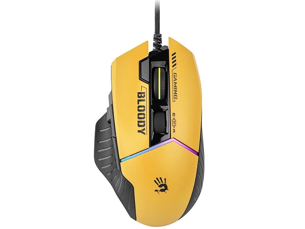 A4TECH MYSZ W95MAX USB SPORTS LIME