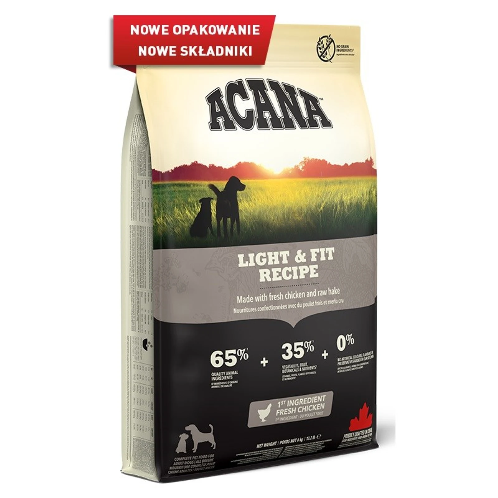 ACANA Adult Light & Fit 11,4kg - Sucha Karma — zdjęcie 1 z 3