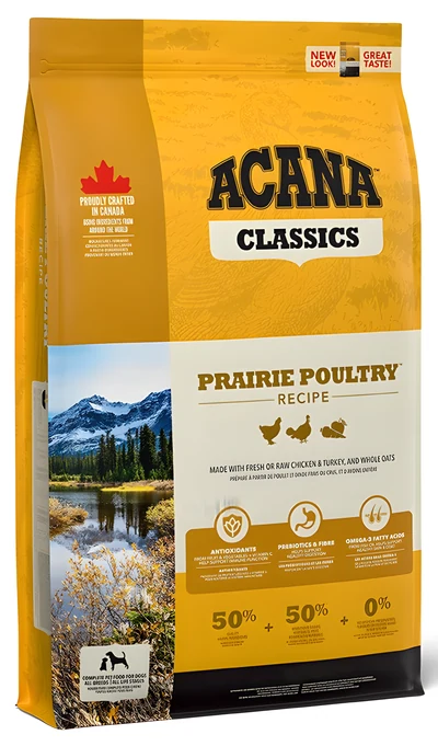 Sucha karma dla psa ACANA Classics Prairie Poultry 14,5 kg