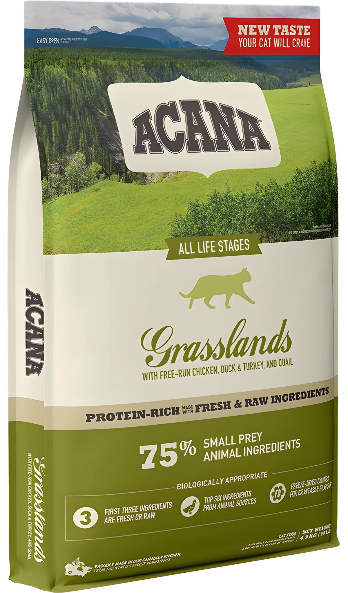 ACANA Grasslands Cat - Sucha Karma 4,5 kg