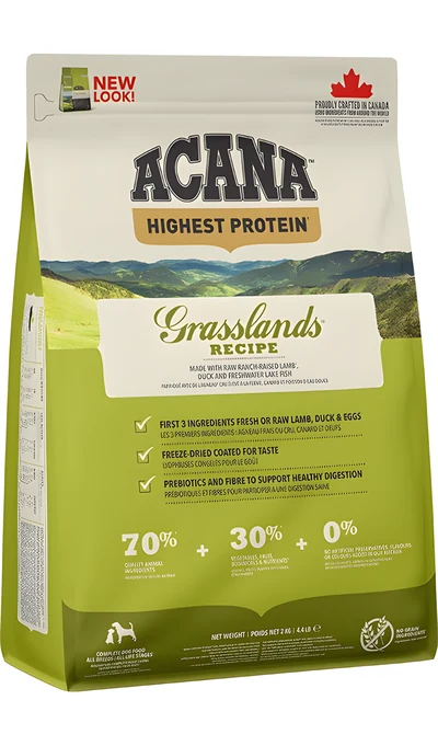 Karma sucha dla psa ACANA Grasslands 2kg