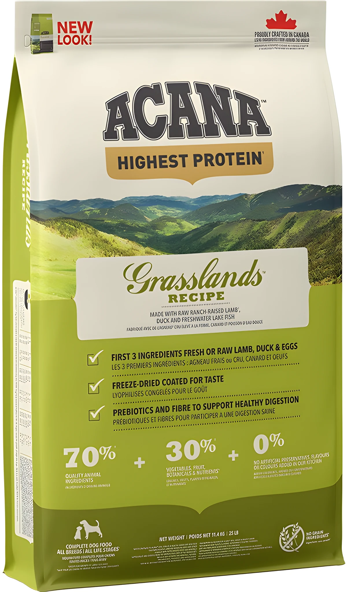 ACANA Highest Protein Grasslands Dog 11,4 kg