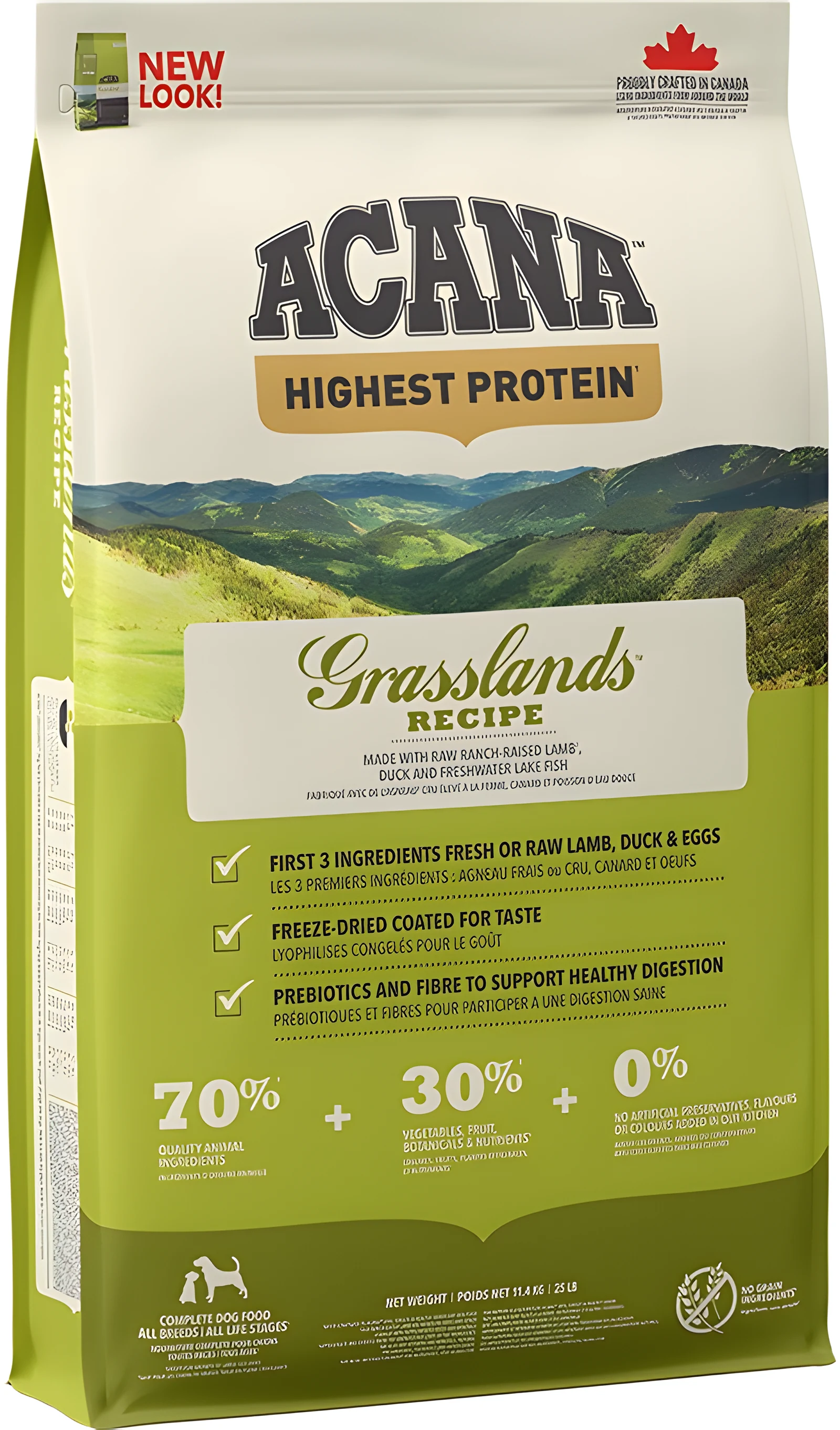 ACANA Highest Protein Grasslands Dog 11,4 kg — zdjęcie 1 z 2