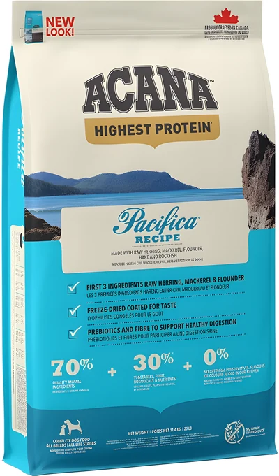Sucha karma dla psa ACANA Highest Protein Pacifica 11,4 kg