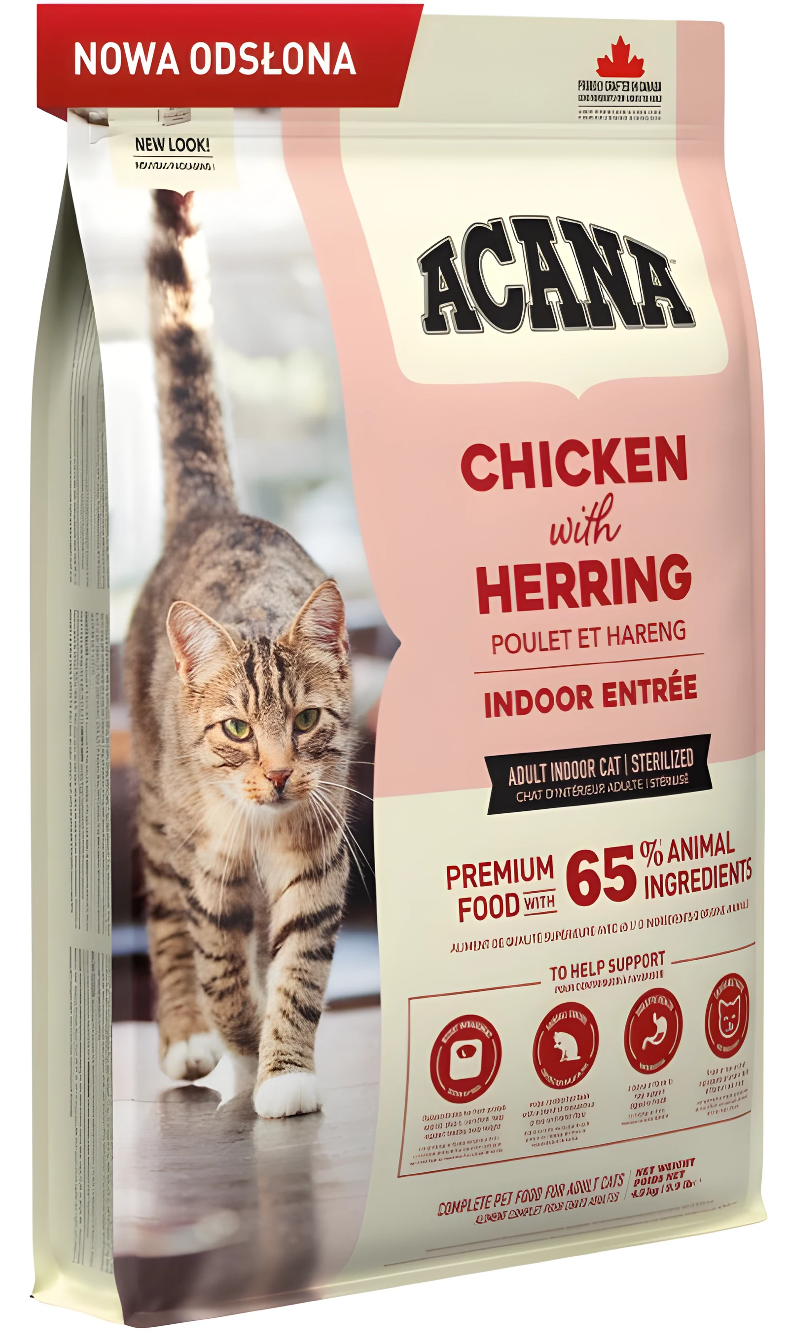ACANA Indoor Entrę - sucha karma dla kota 4,5kg — zdjęcie 1 z 2