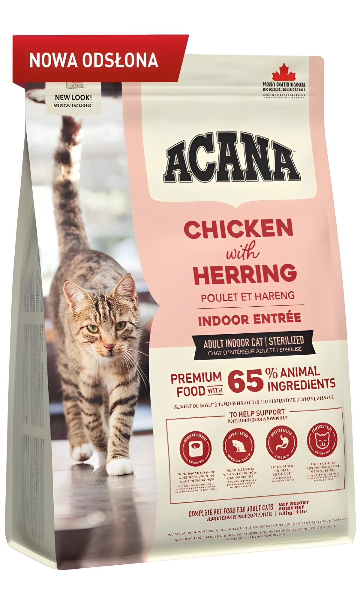 ACANA Indoor entrée cat 1.8kg - Brak Soi i Barwników