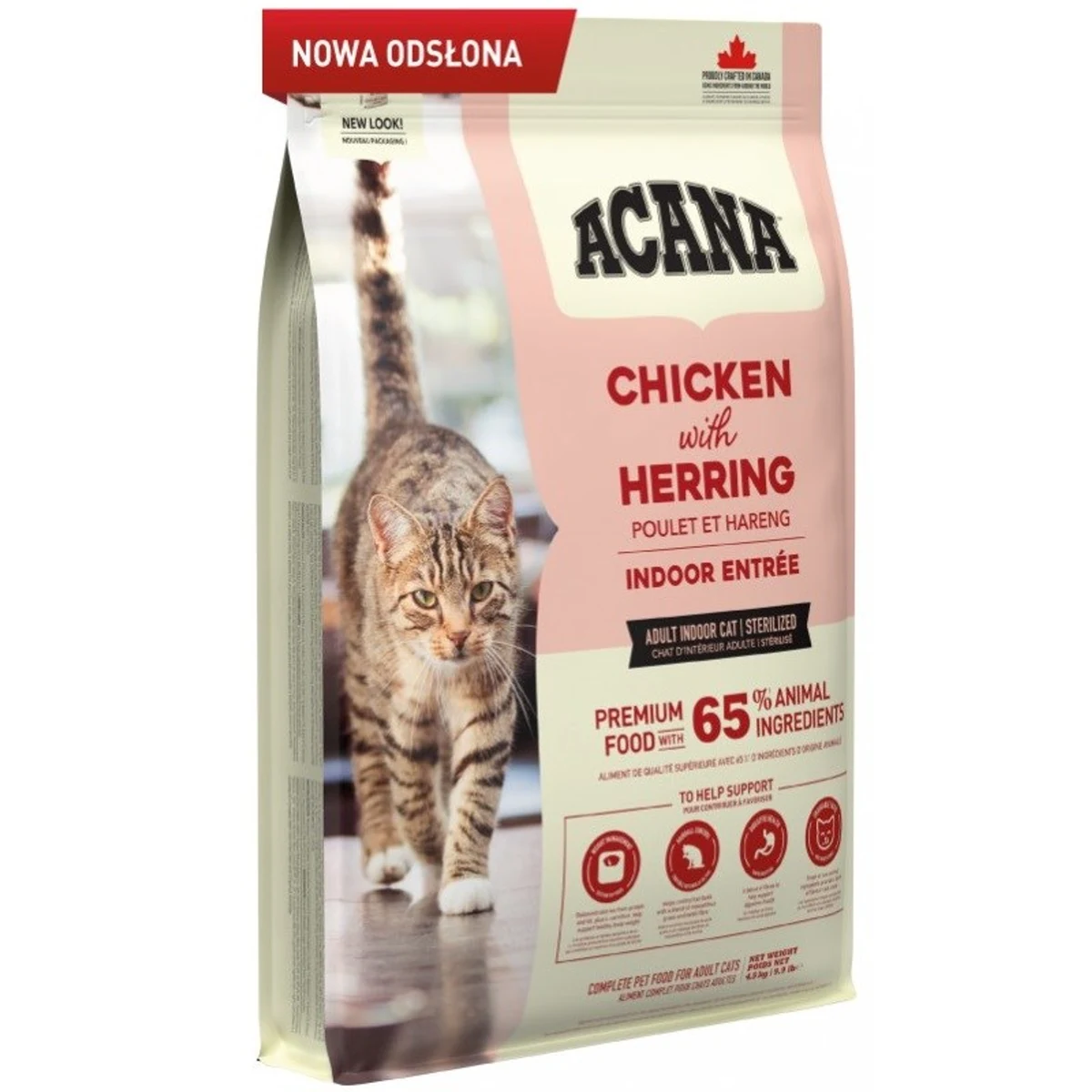 ACANA Indoor entrée cat 4.5kg - Bez soi