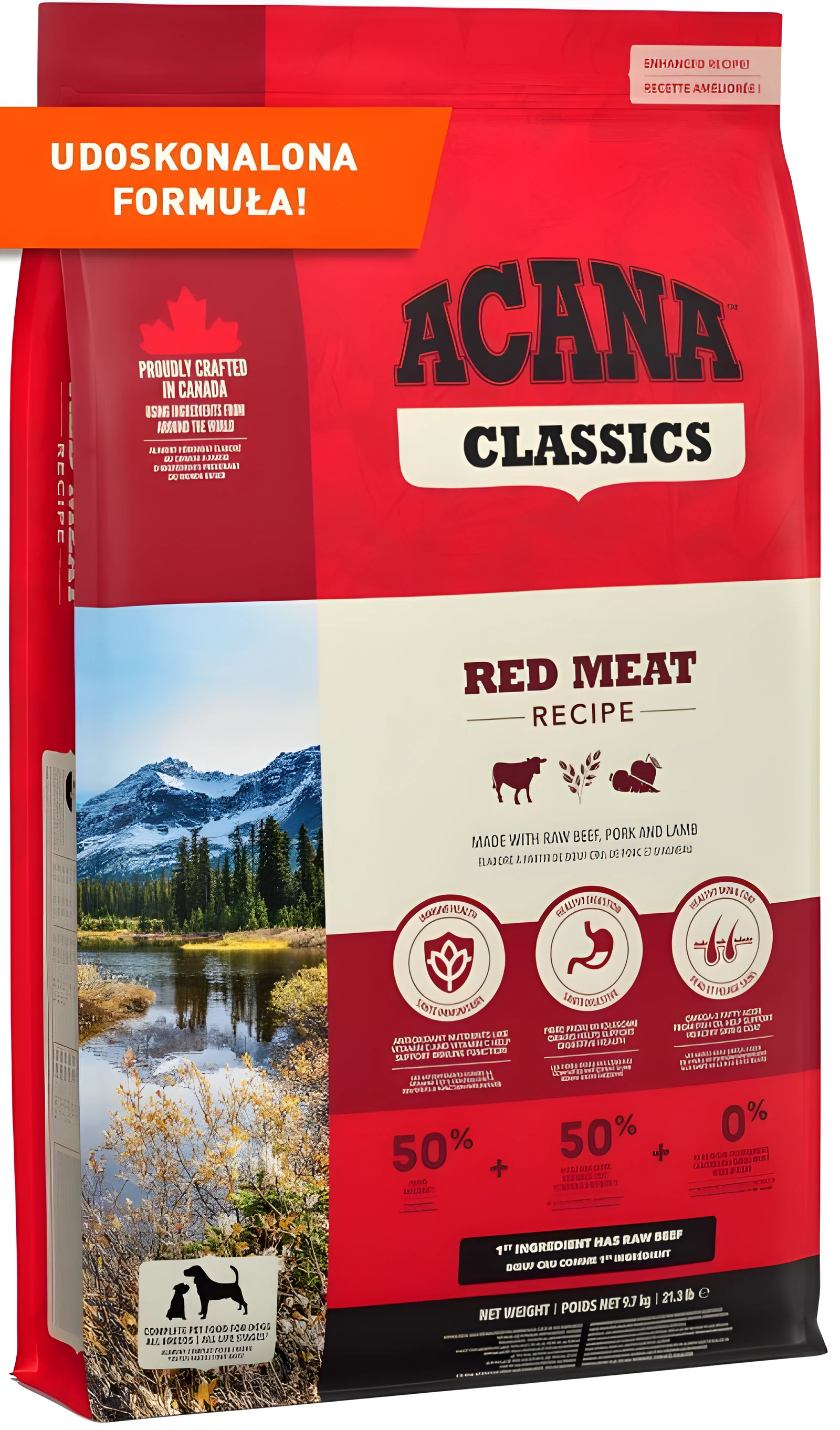 ACANA Red Meat Dog 9,7kg - Sucha Karma