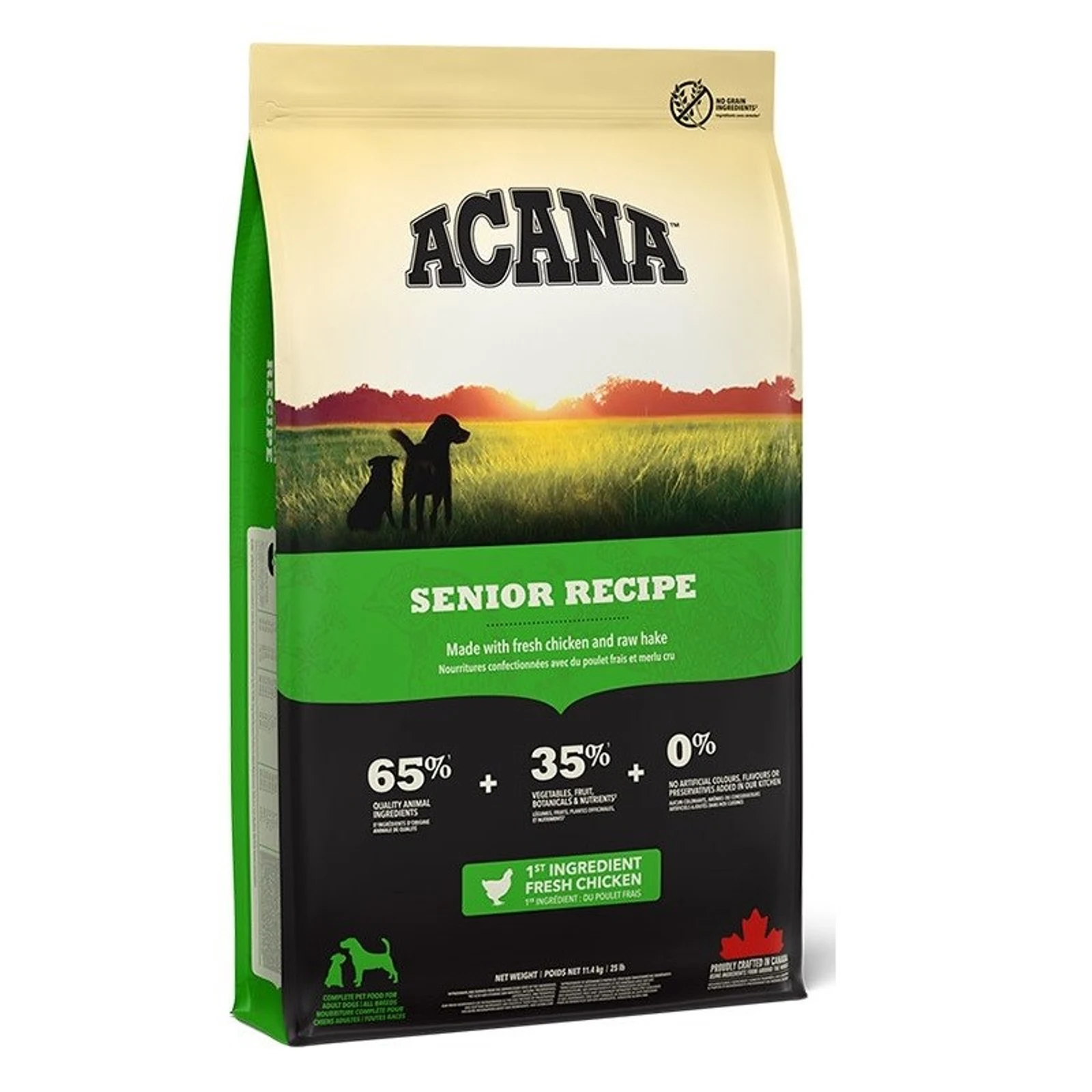 ACANA Senior Dog 11,4kg - Bez Glutenu i Soi — zdjęcie 1 z 2