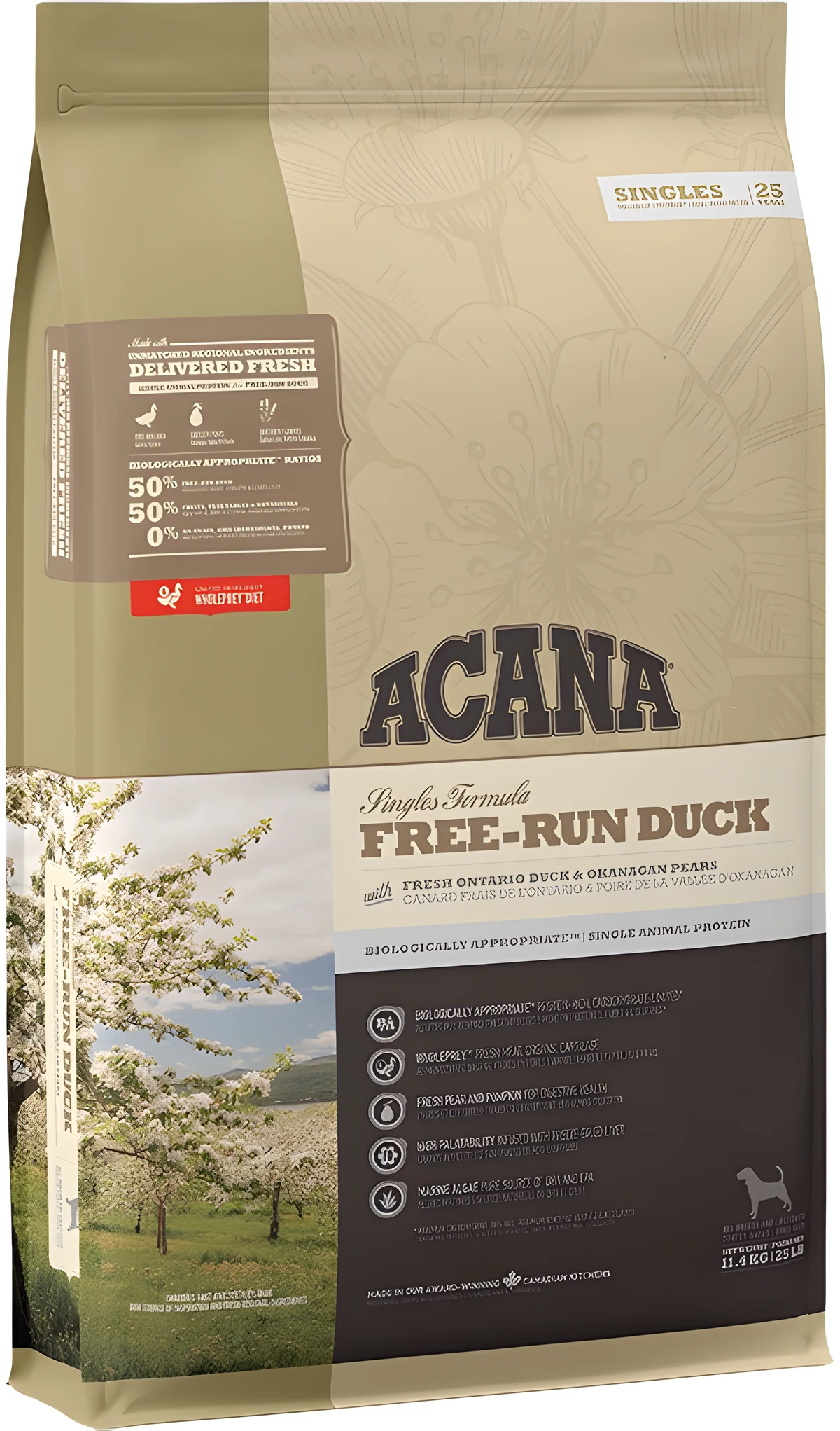 ACANA SINGLES Free-Run Duck - 11,4 kg