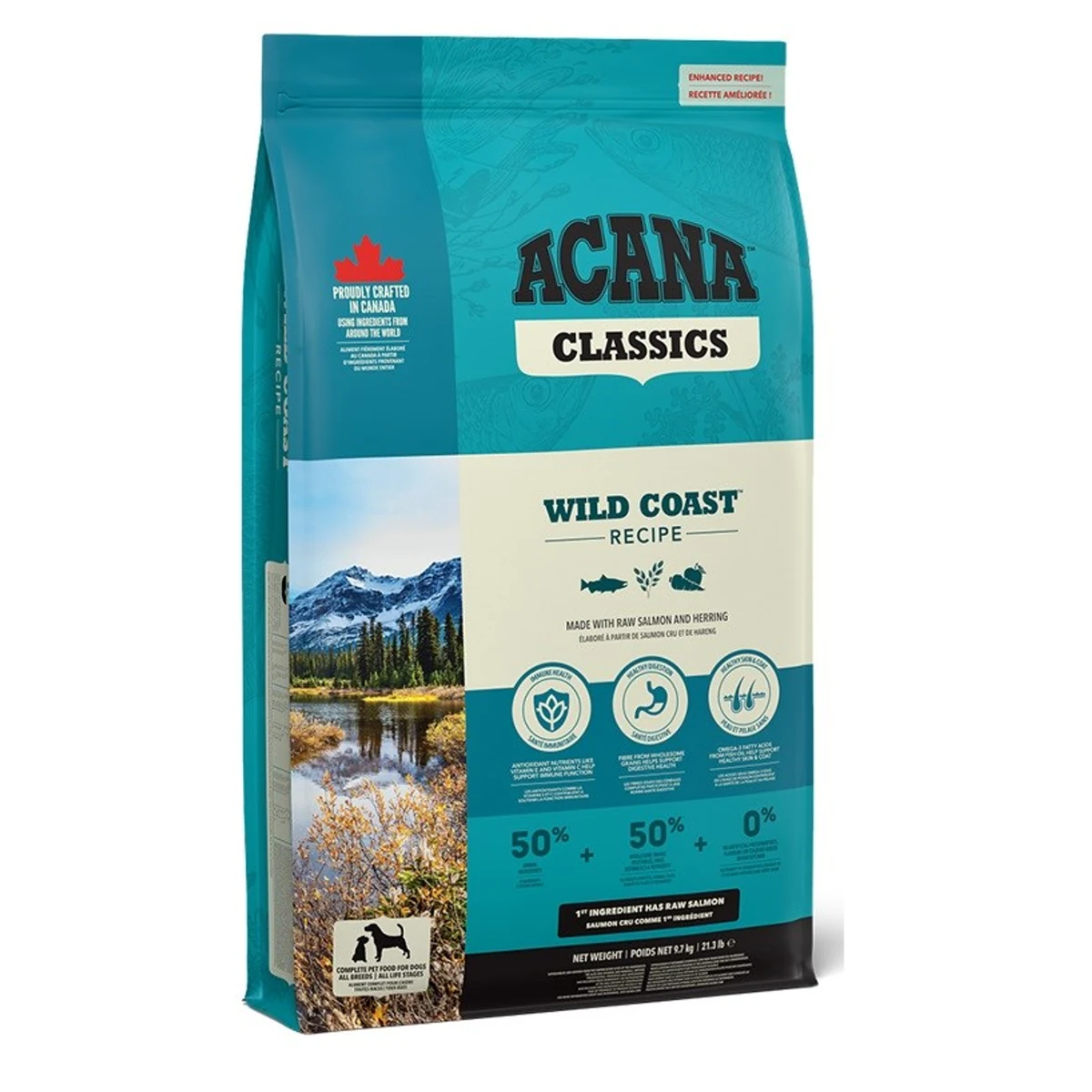 ACANA Wild Coast Dog 9,7kg - Dla Wszystkich Ras