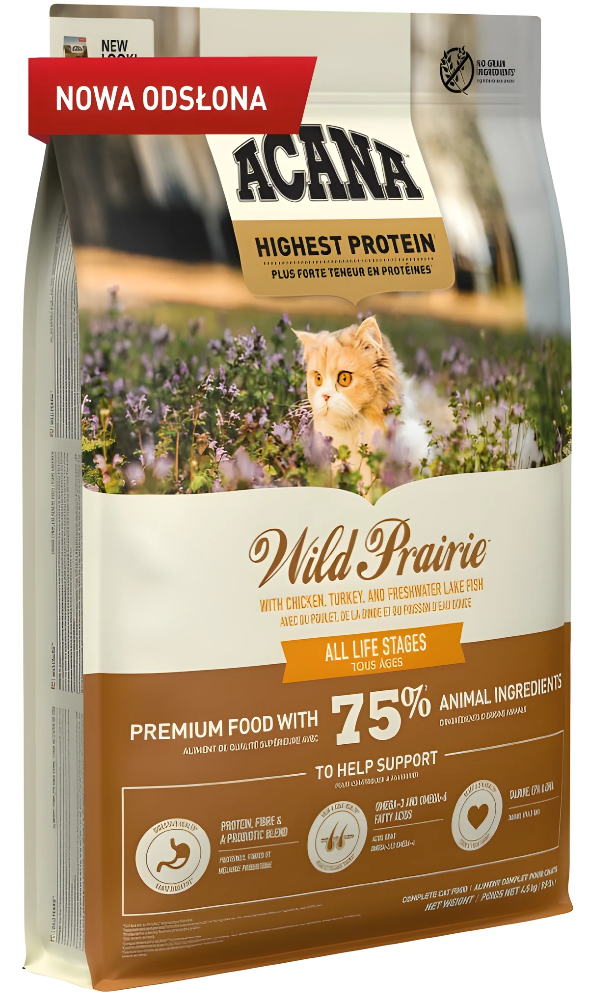 ACANA Wild Prairie Cat - Sucha Karma 4,5 kg