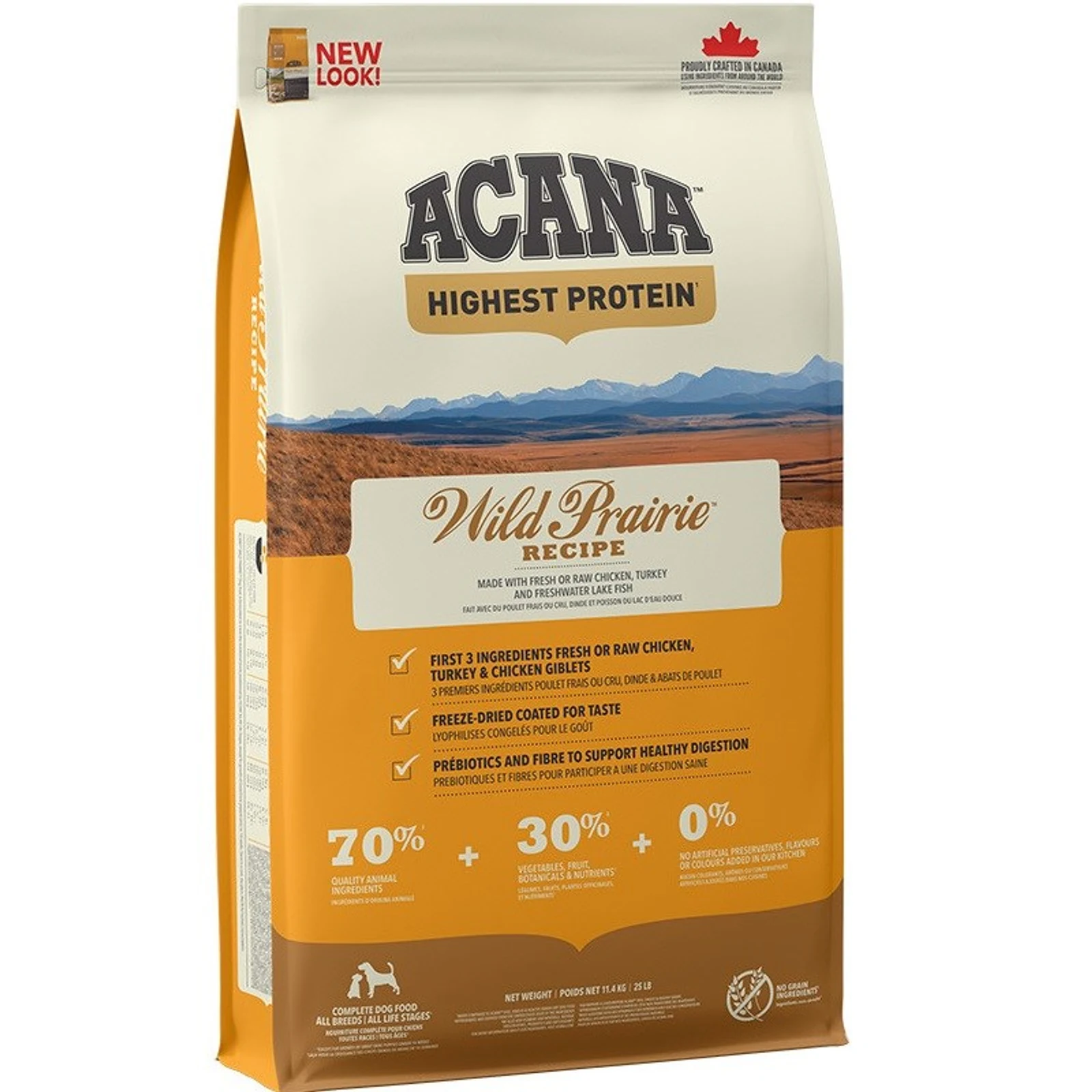ACANA Wild Prairie Dog 11,4kg - Bezglutenowe, Bez Barwników — zdjęcie 1 z 2