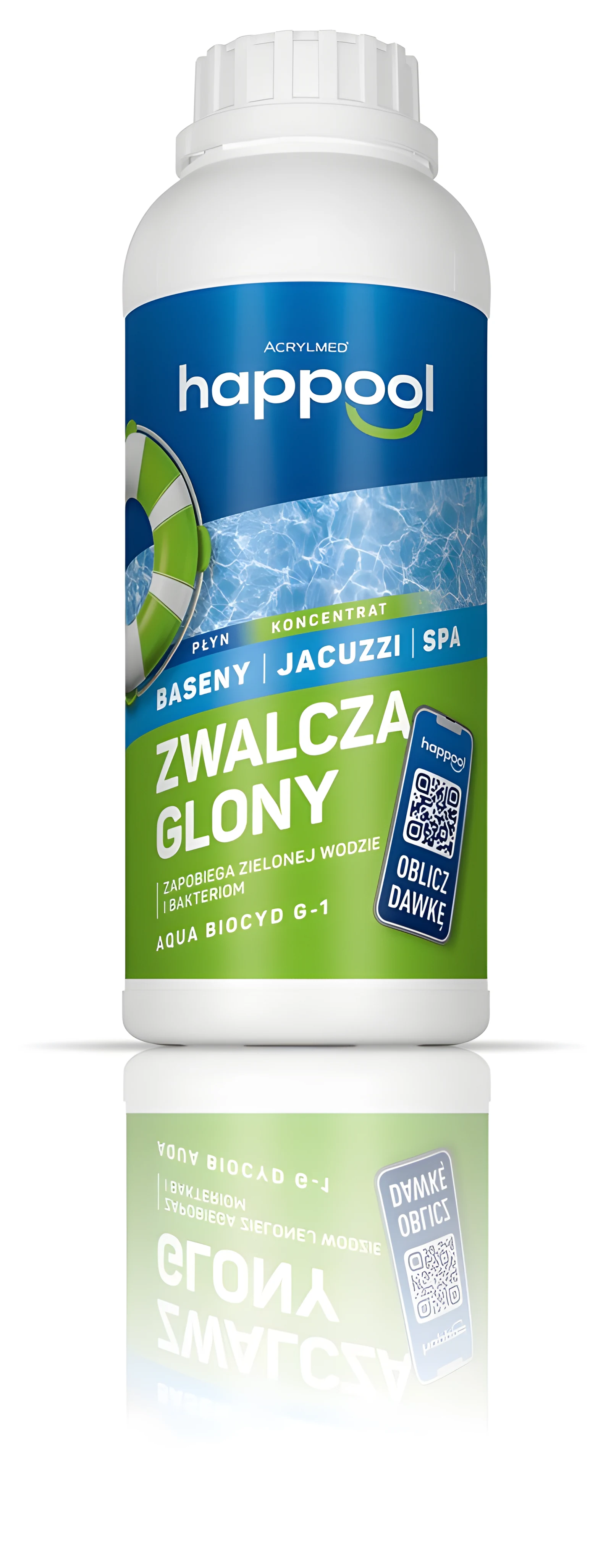 ACRYLMED 1l BIOCID G-1 koncentrat do Zwalczania Glonów